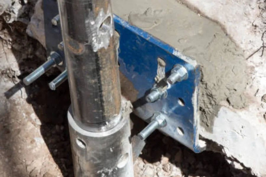 Steel Push Pier Installation in Avon Park