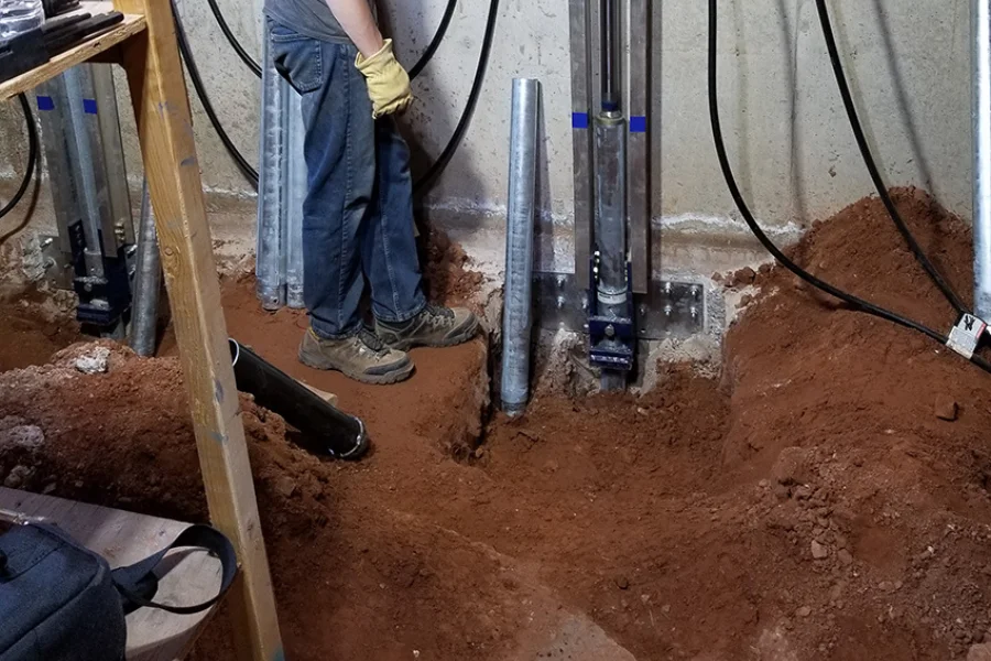 Foundation Repair in N Central Ave